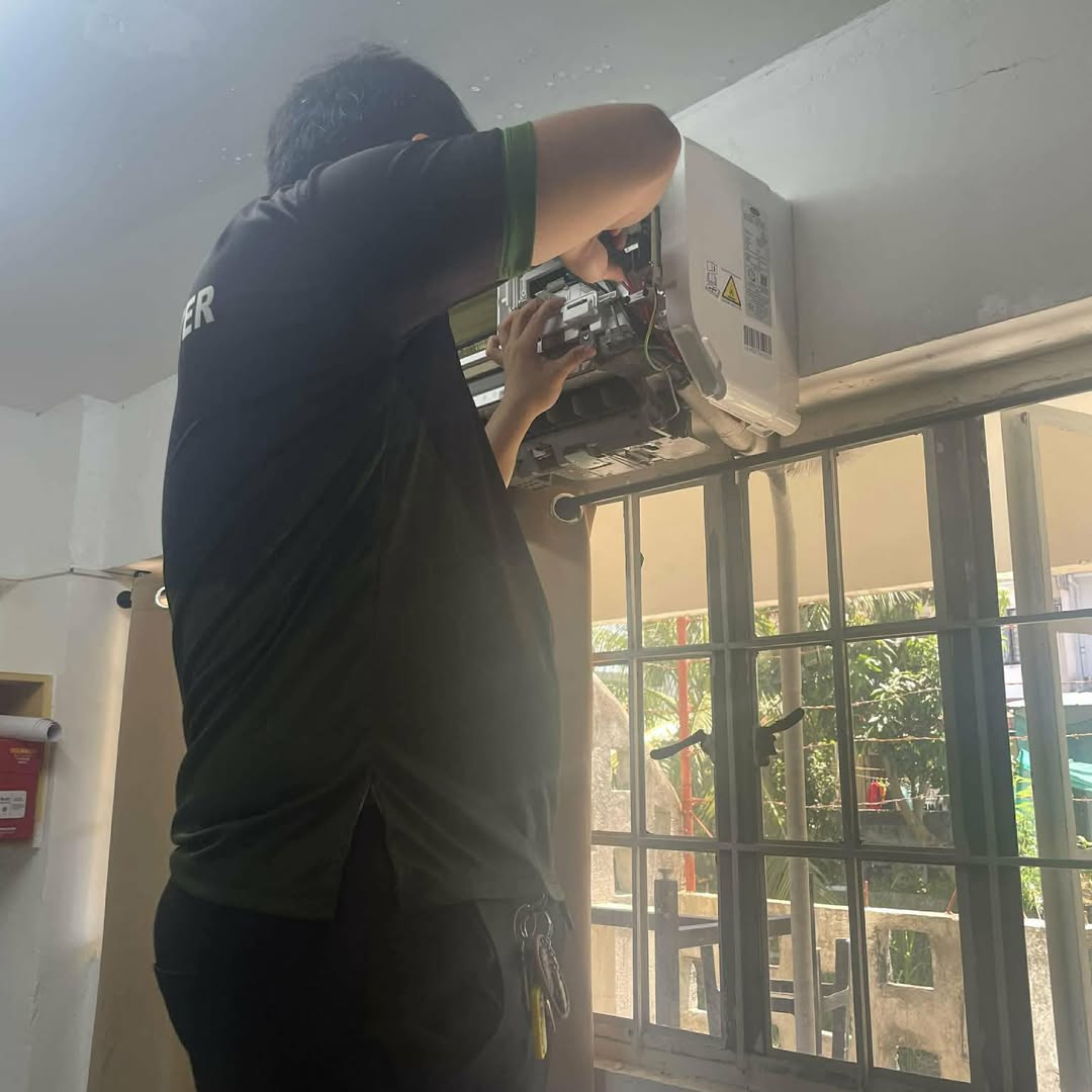 Repairing an LG Dual Inverter aircon